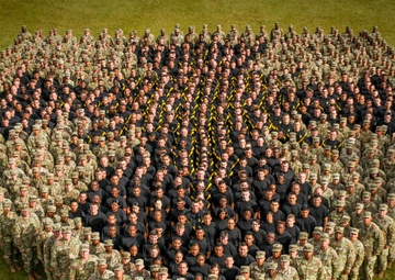 8th TSC Creates Living Insignia