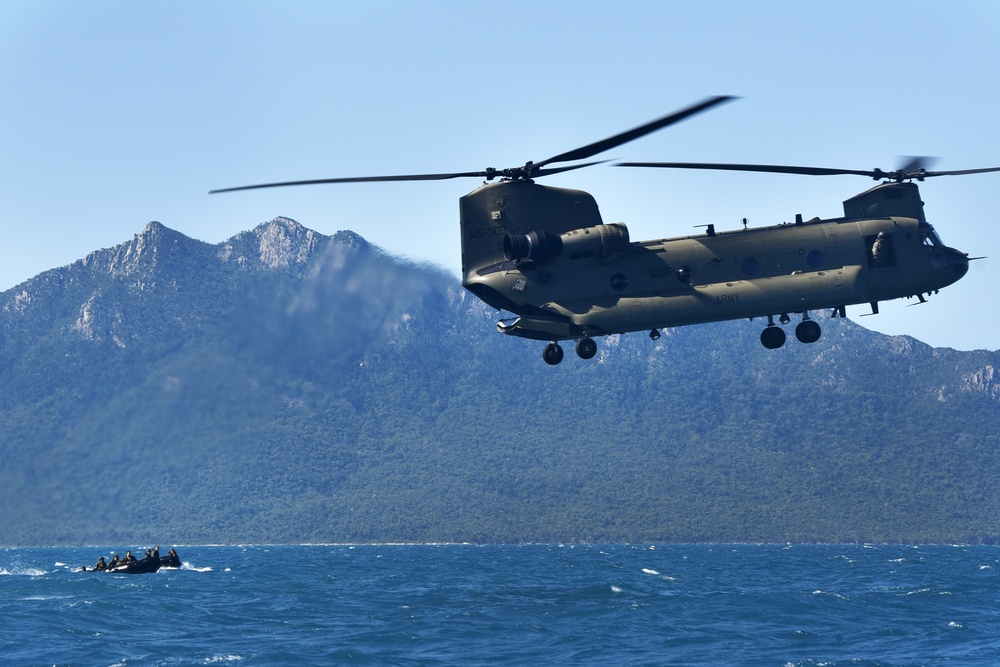 Australian Army Helocasts in the Pacific