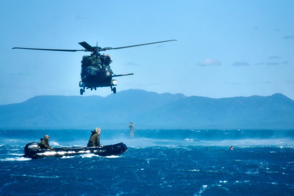 Australian Army Helocasts in the Pacific