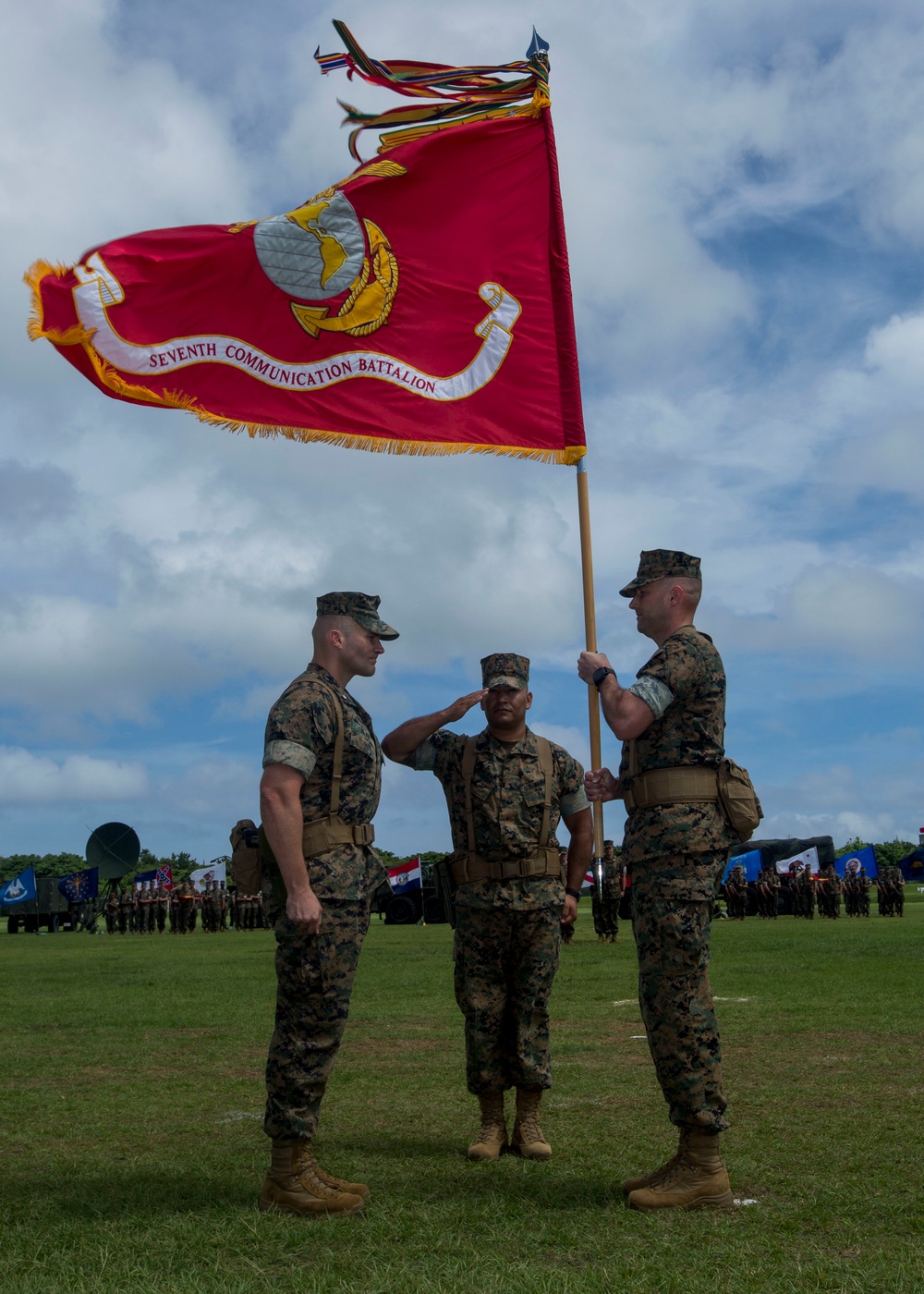 7th Communication Bn Change Of Command