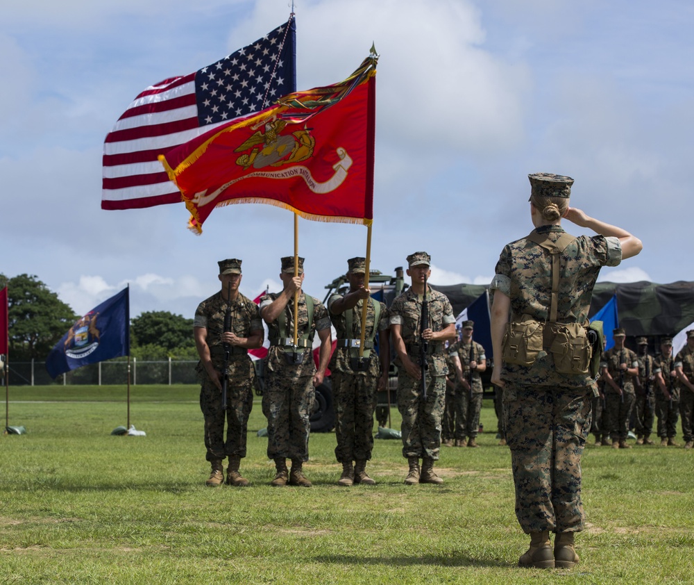 7th Communication Bn Change Of Command