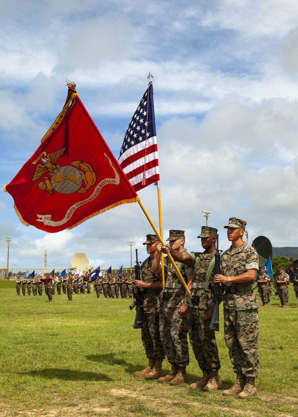 7th Communication Bn Change Of Command