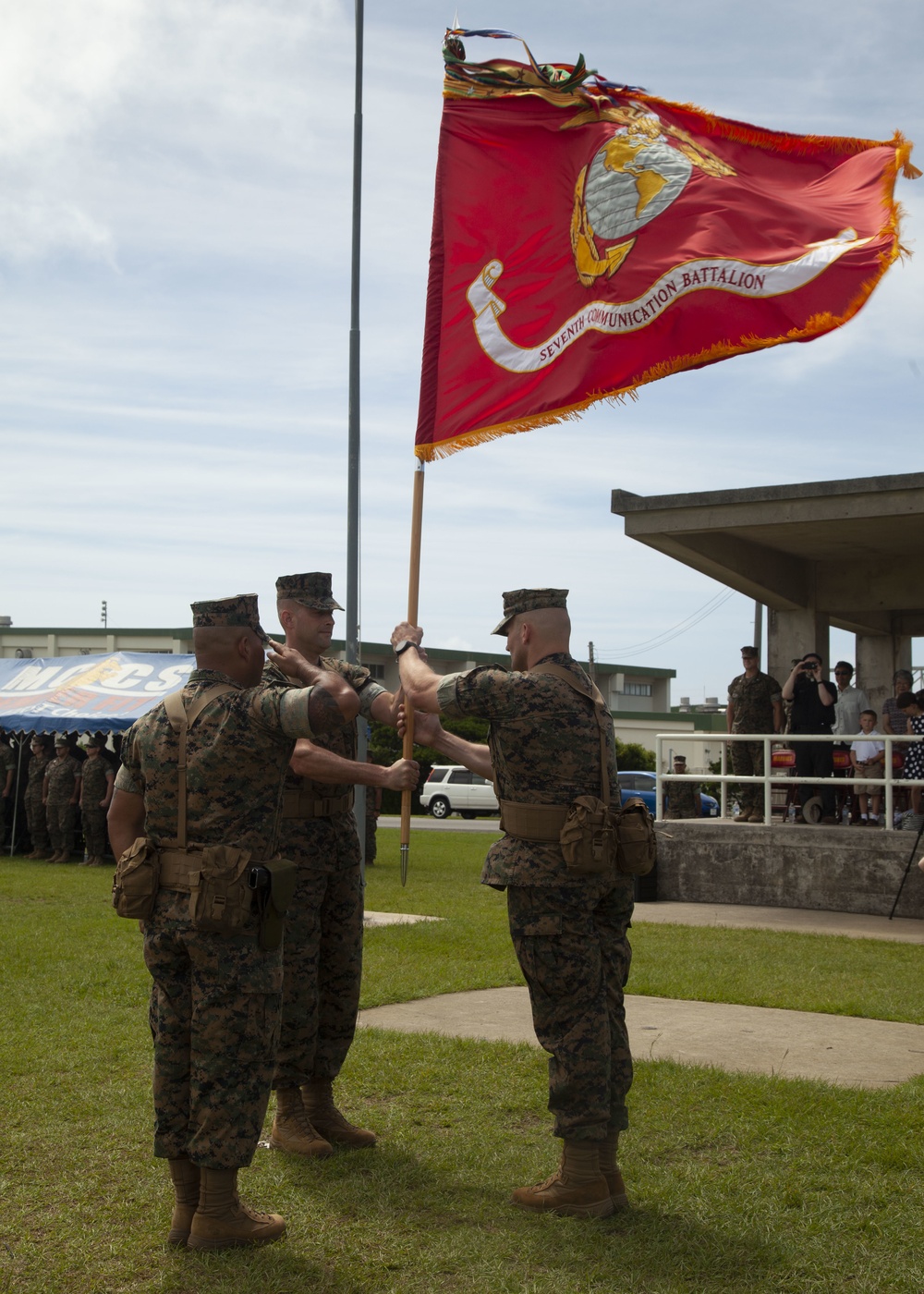 7th Communication Bn Change Of Command