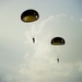 U.S. American and French Armed Forces parachute together on D-Day 74th Anniversary