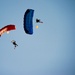 U.S. American and French Armed Forces parachute together on D-Day 74th Anniversary