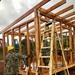 230th Vertical Engineer Company begins constructing micro-shelters in Pahoa