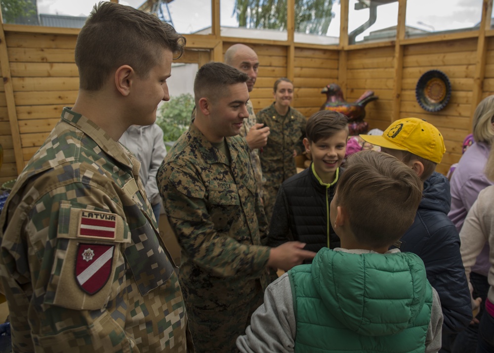 Nato Allies Bring Cheer to Latvian Orphanage With Help From Charity Organization ‘Spirit Of America’, American Embassy