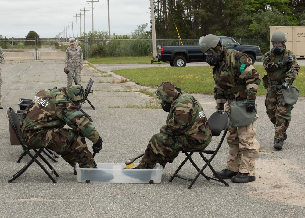 102nd Intelligence Wing conducts CBRNE Exercise