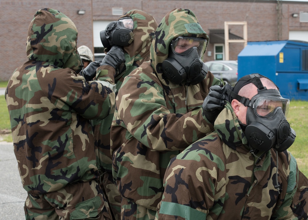 102nd Intelligence Wing conducts CBRNE Exercise