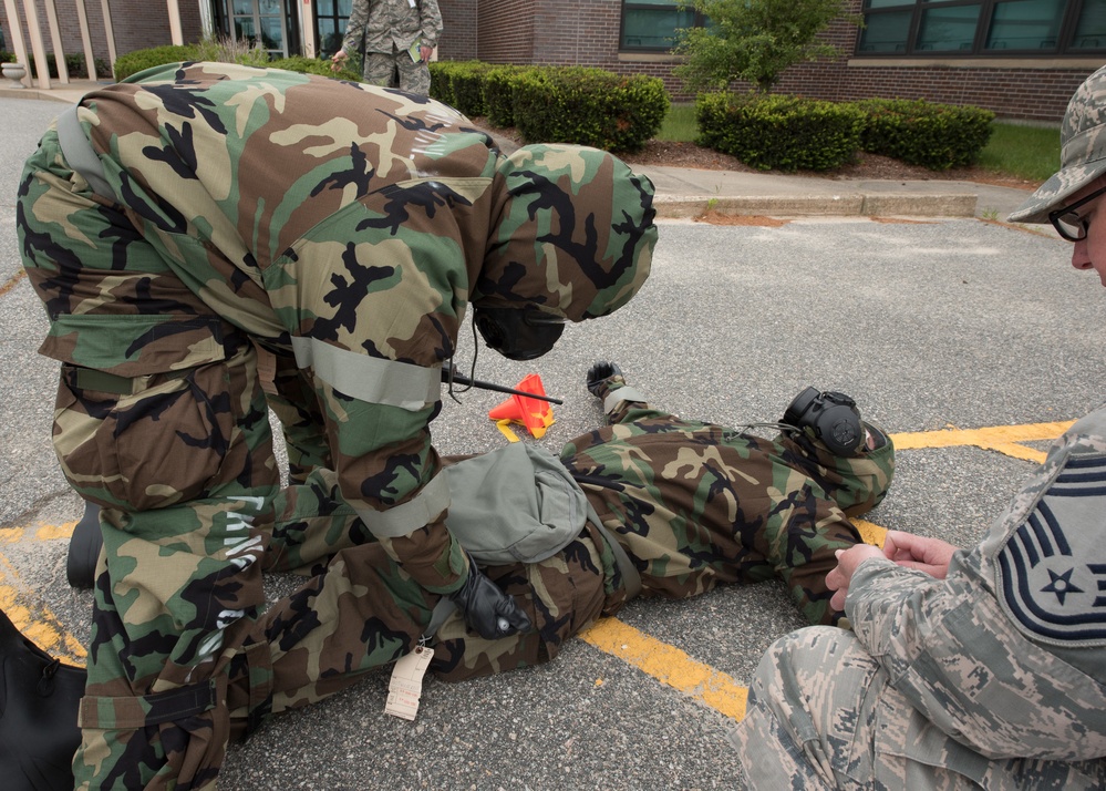 102nd Intelligence Wing conducts CBRNE Exercise