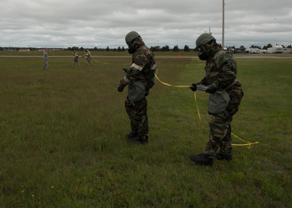 102nd Intelligence Wing conducts CBRNE Exercise