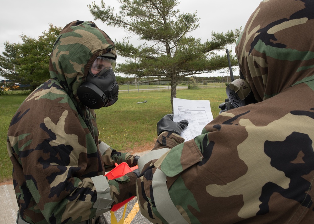 102nd Intelligence Wing conducts CBRNE Exercise