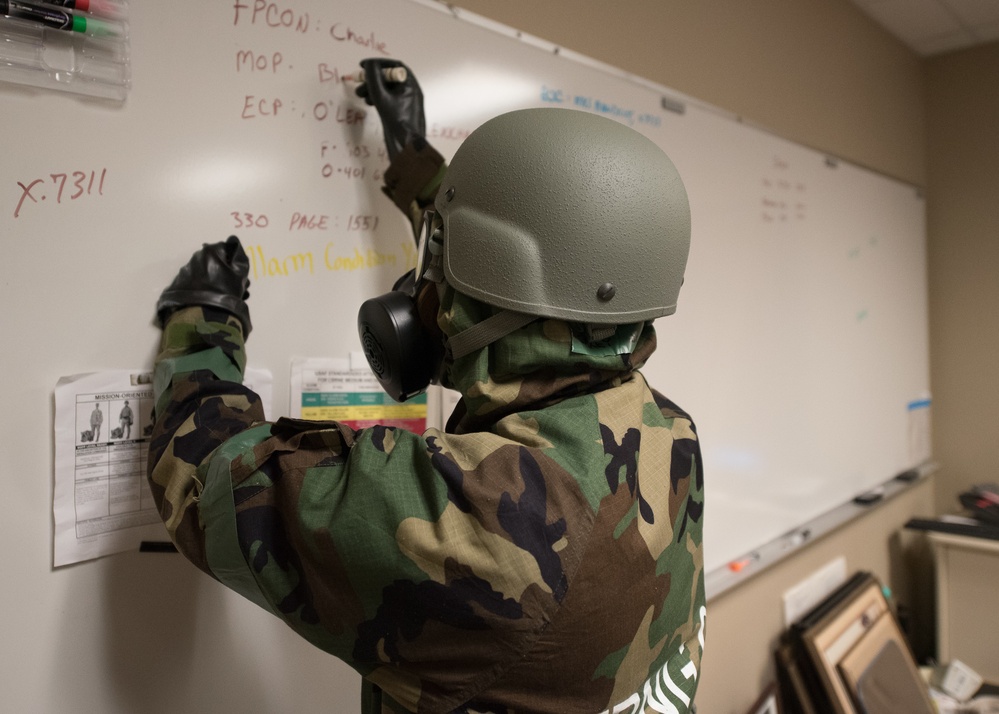 102nd Intelligence Wing conducts CBRNE Exercise