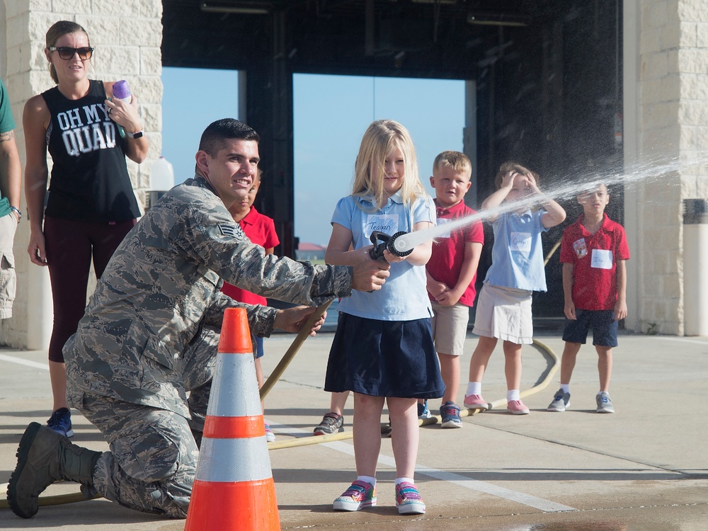 MacDill firefighters host Fire Prevention Week