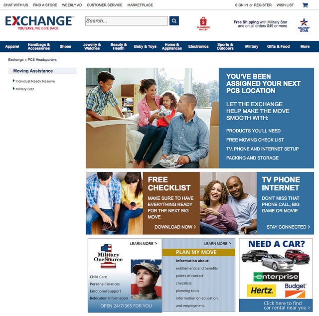 Exchange helps Soldiers and Airmen move