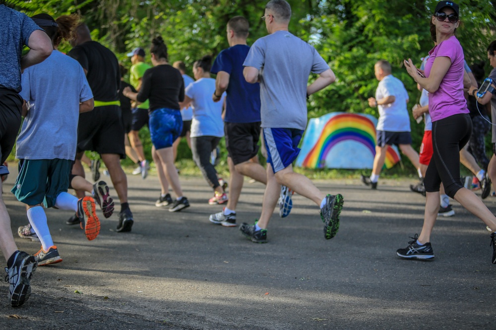 The New Jersey National Guard LGBT Pride Month Color Run