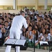 U.S. 7th Fleet Band Performs for students at San Jose National High School
