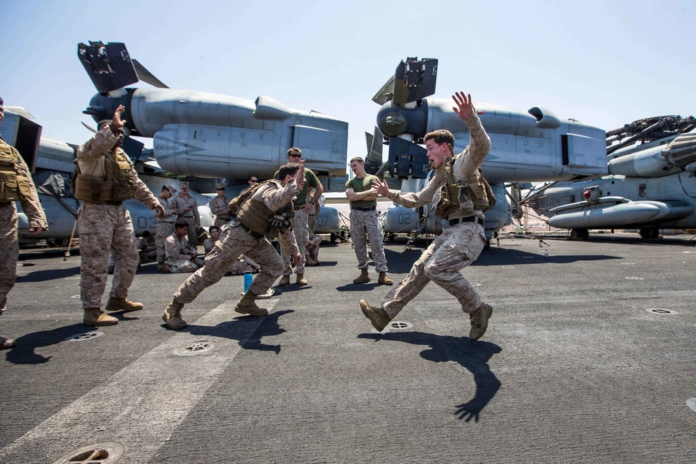 Bravo Company Holds Basic Infantry Skills Squad Competition