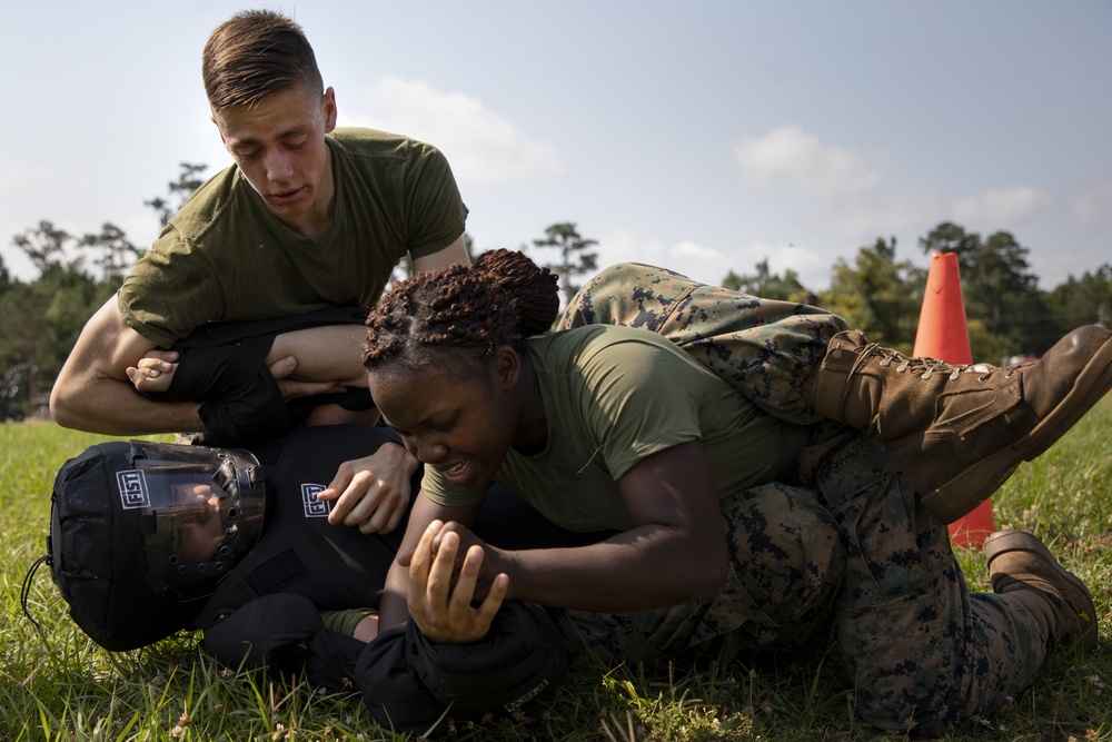 22nd MEU Non-Lethal Weapons training