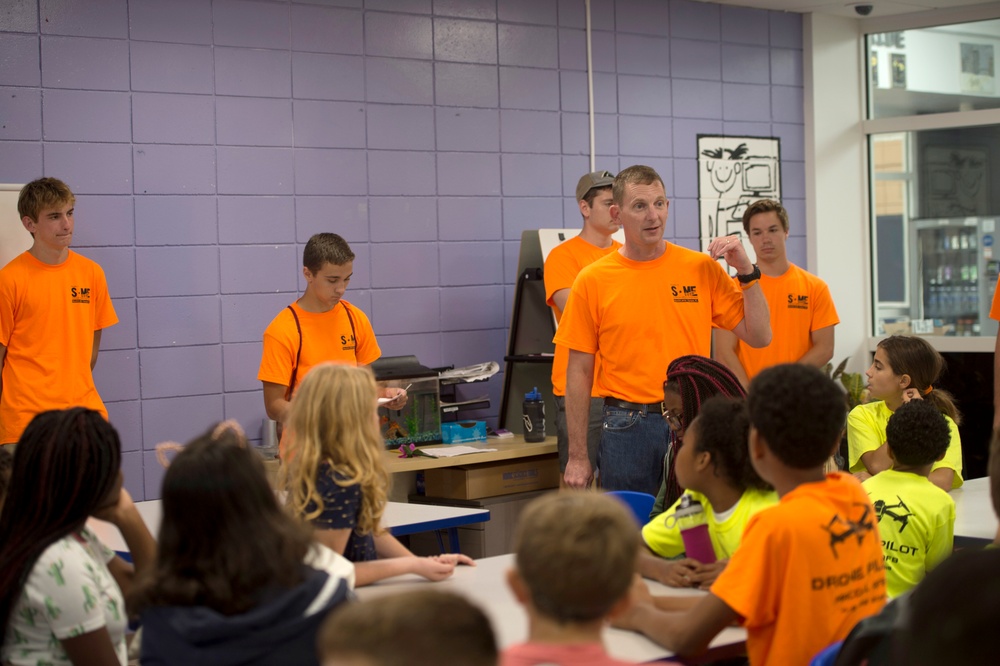 Community partnership brings STEM to MacDill youth center