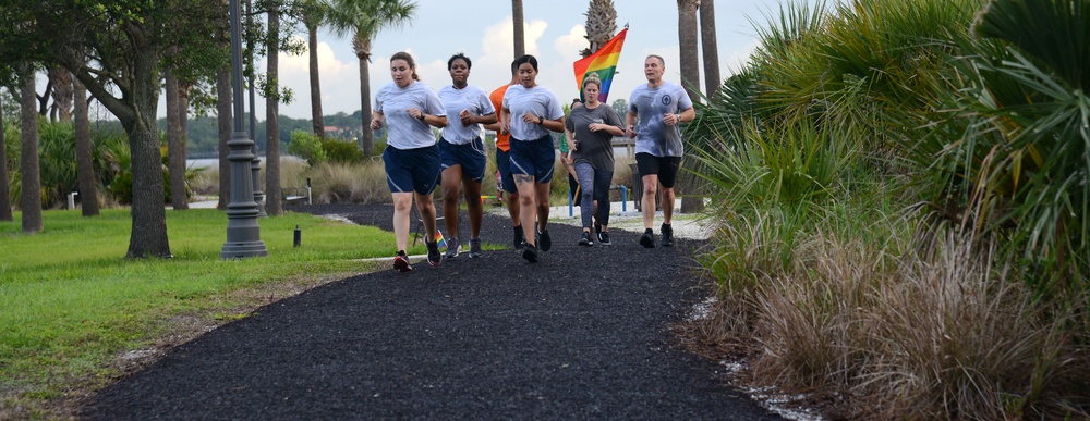 MacDill Pride Month Color Run