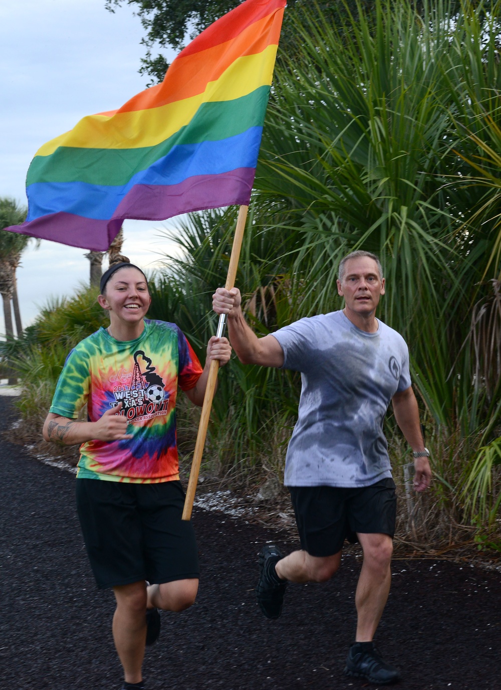 MacDill Pride Month Color Run