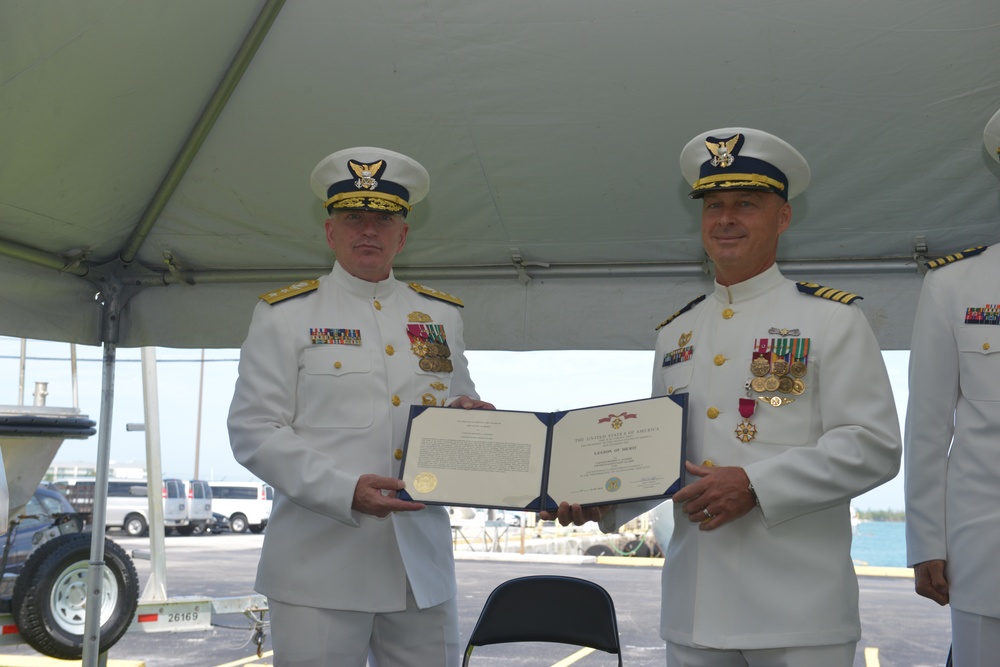 Coast Guard Sector Key West holds a Change of Command Ceremony on June 8th, 2018.