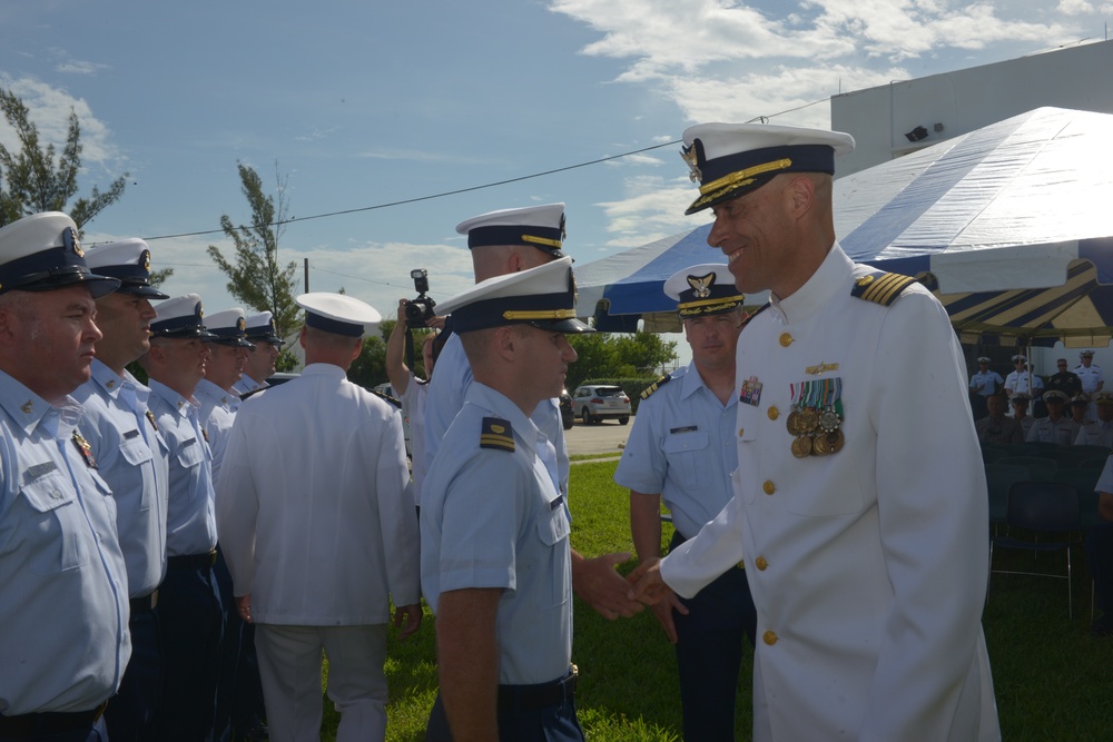 Coast Guard Sector Key West holds Change of Command Ceremony on June 8th, 2018