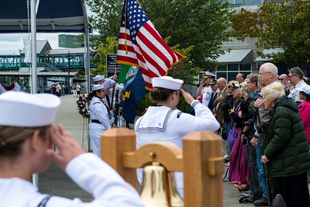 Naval Base Kitsap Honors Battle of Midway with Wreath Laying Ceremony