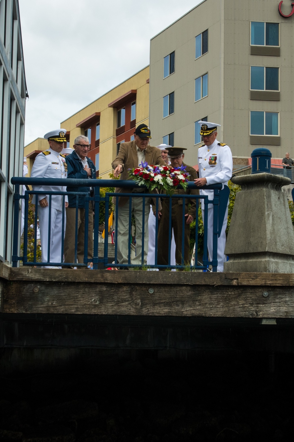 Naval Base Kitsap Honors Battle of Midway with Wreath Laying Ceremony