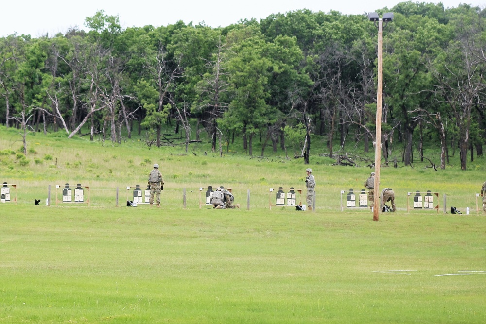 Weapons training for CSTX 86-18-04 at Fort McCoy