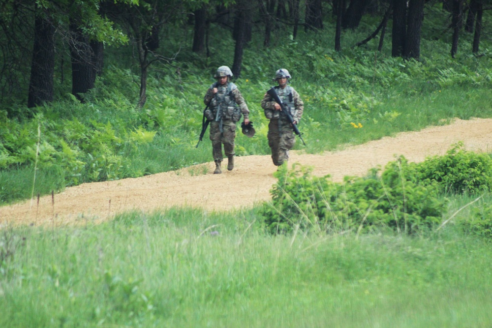 Weapons training for CSTX 86-18-04 at Fort McCoy