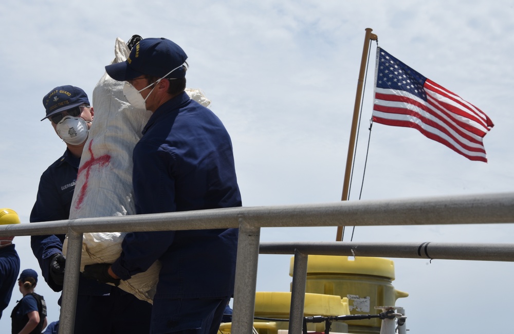 U.S. Coast Guard cutter offloads $2 million worth interdicted drugs in Key West
