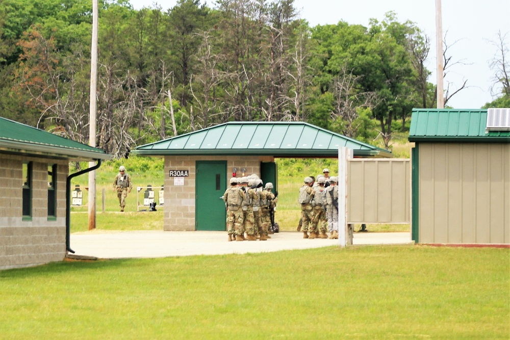 Weapons training for CSTX 86-18-04 at Fort McCoy