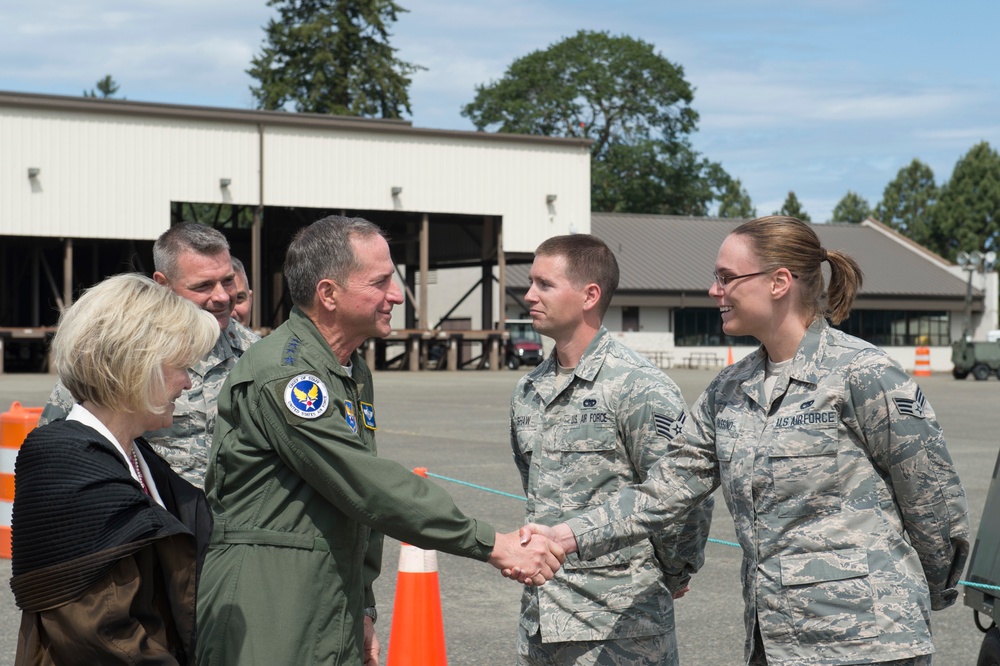 Gen Goldfein visits McChord