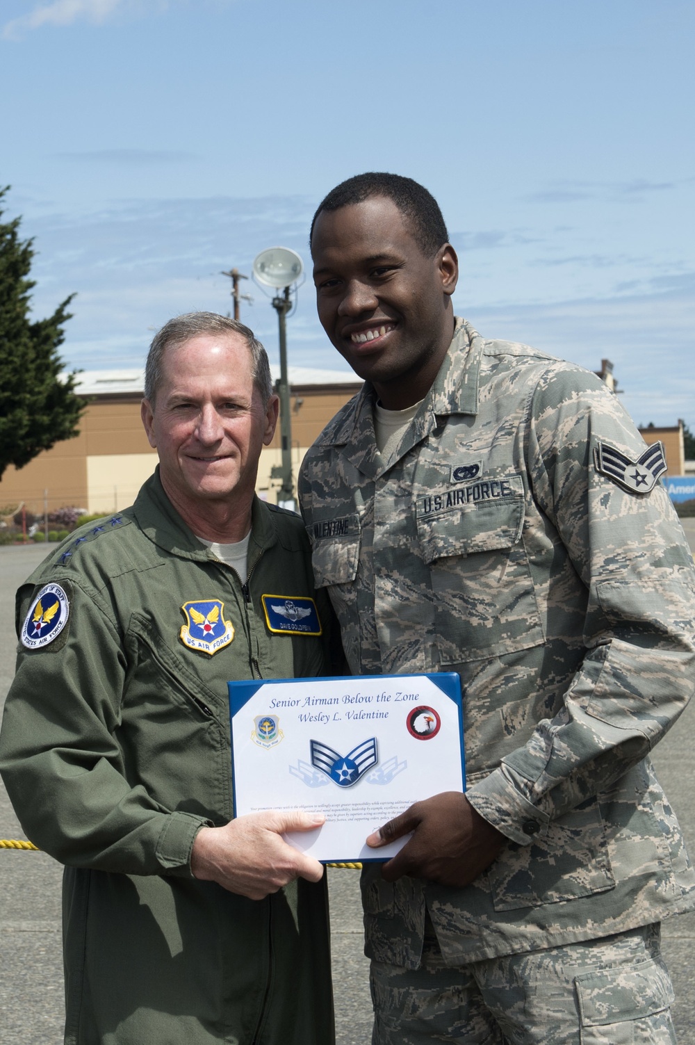 Gen Goldfein visits McChord