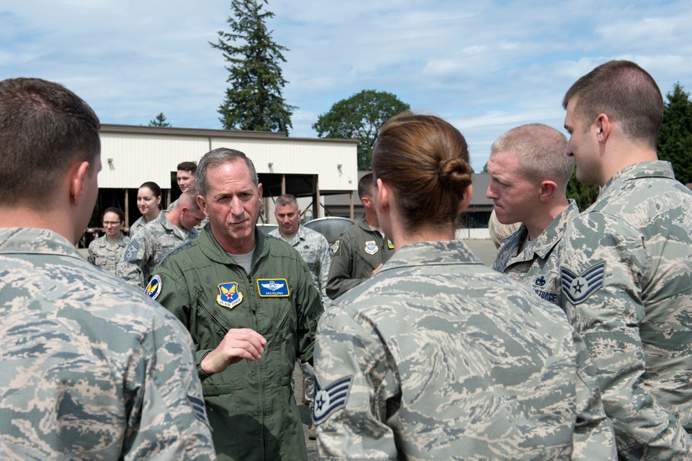 Gen Goldfein visits McChord