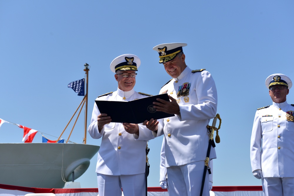 Coast Guard Pacific Area holds change-of-command ceremony