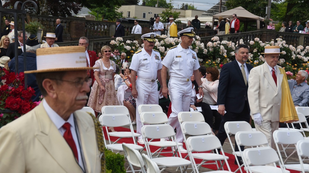 Royal Rosarians Honorary Knighting Ceremony in Peninsula Park Rose Garden