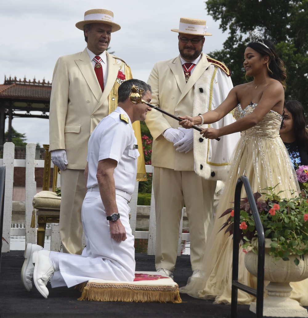 Royal Rosarians Honorary Knighting Ceremony in Peninsula Park Rose Garden