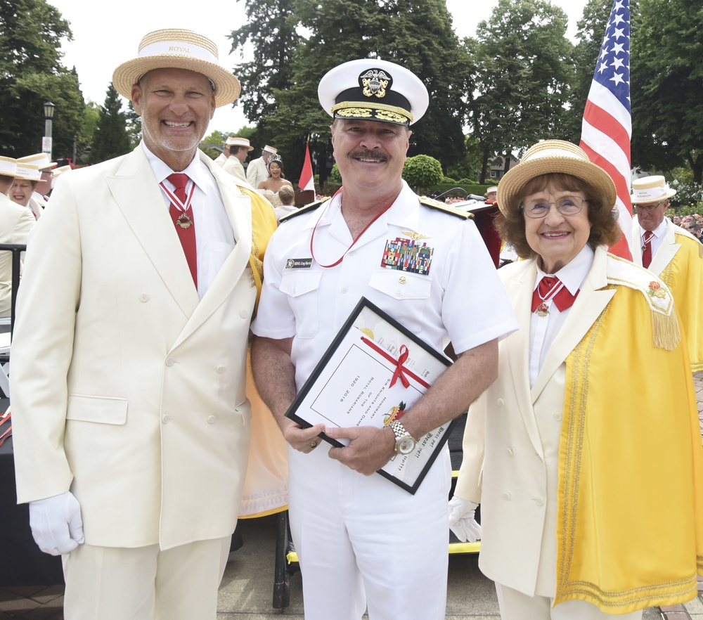 Royal Rosarians Honorary Knighting Ceremony in Peninsula Park Rose Garden