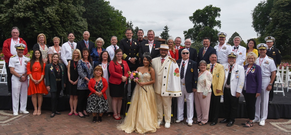 Royal Rosarians Honorary Knighting Ceremony in Peninsula Park Rose Garden