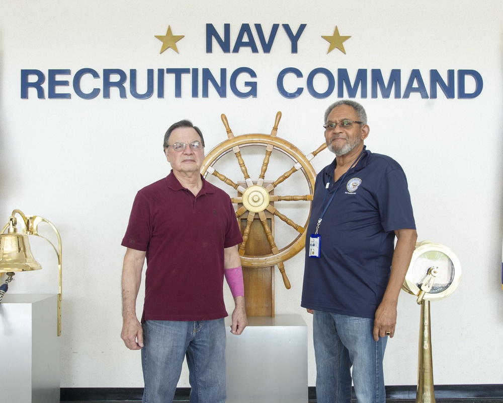 75-Year-Old Retires from Navy Recruiting