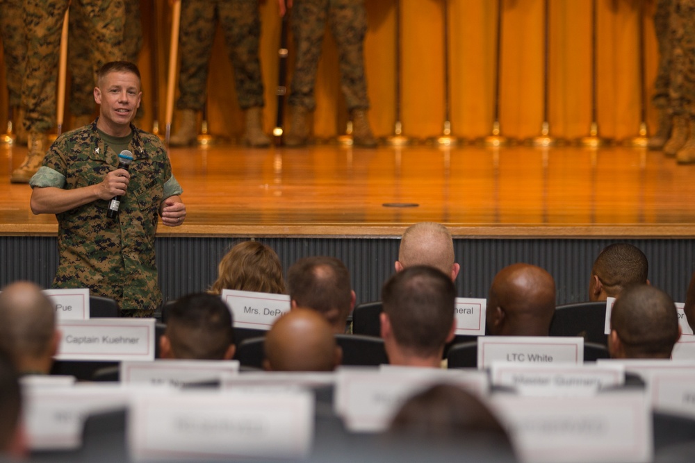 MCB Butler, Headquarters and Support Battalion Sergeant Major Relief Ceremony