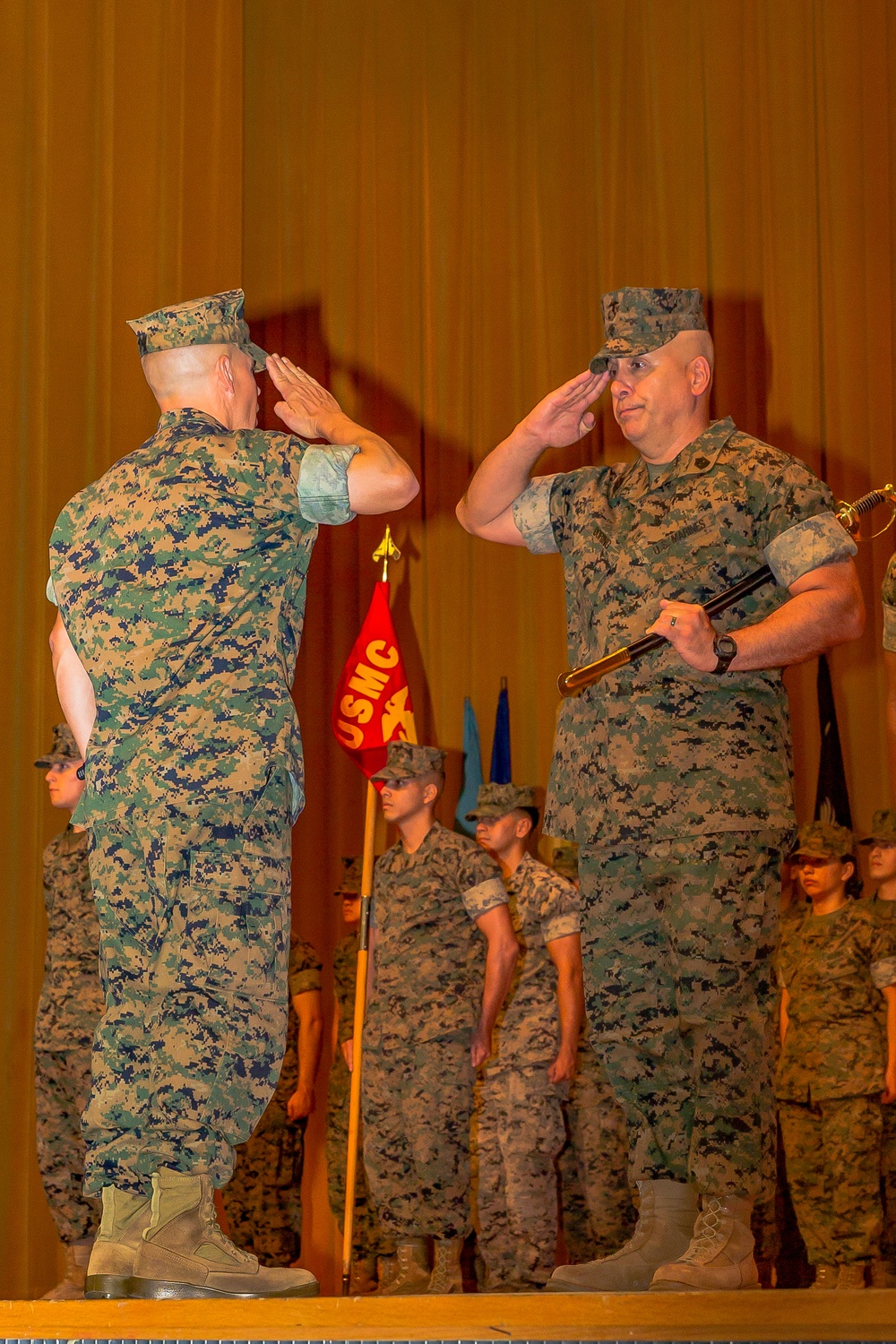 MCB Butler, Headquarters and Support Battalion Sergeant Major Relief Ceremony