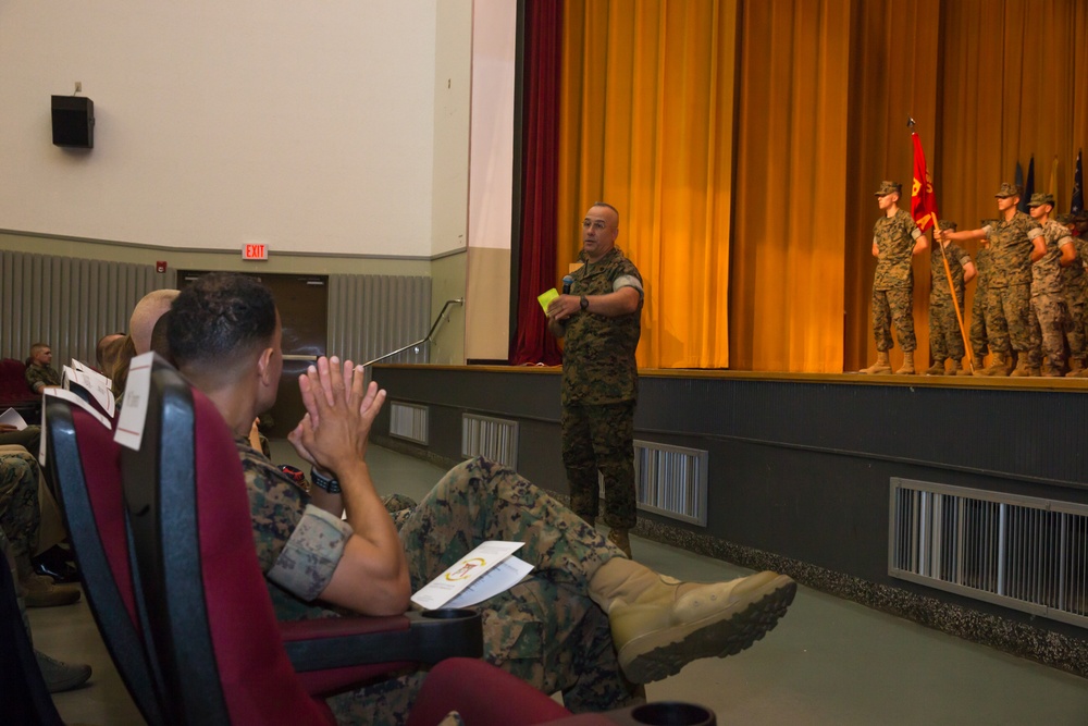 MCB Butler, Headquarters and Support Battalion Sergeant Major Relief Ceremony