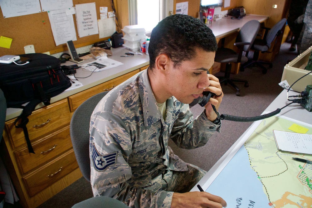 297th Air Traffic Control Squadron running operations in support of Hawaii County Civil Defense