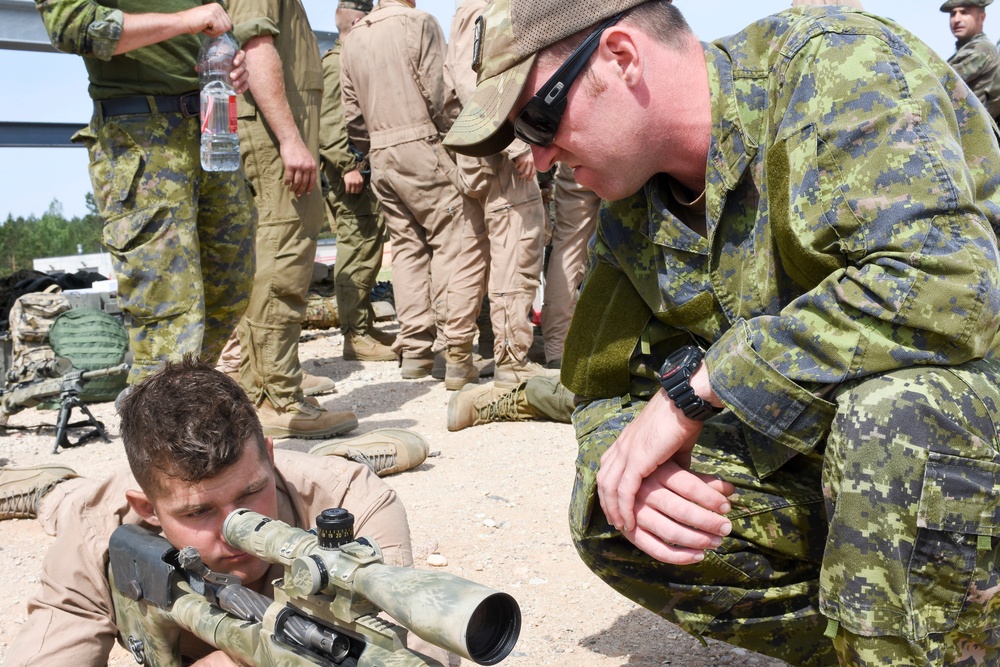 Saber Strike Combined Precision Shooting Exercise
