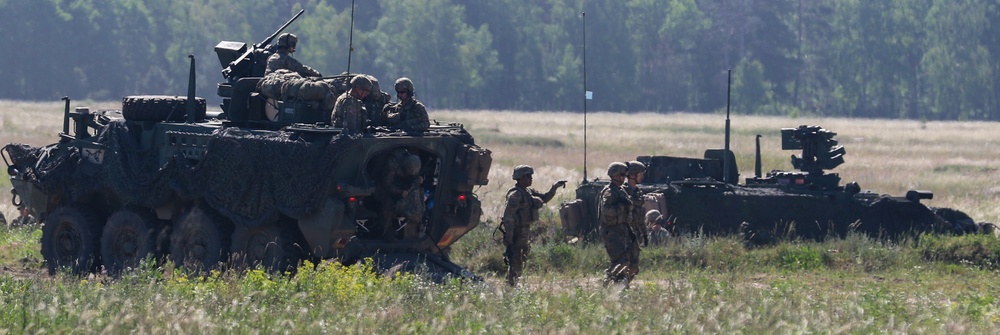 Multinational training at Saber Strike 18