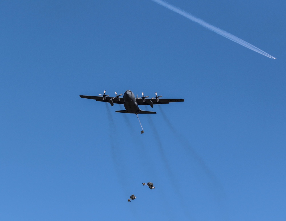 173rd Airborne conduct massive jump wth allied forces